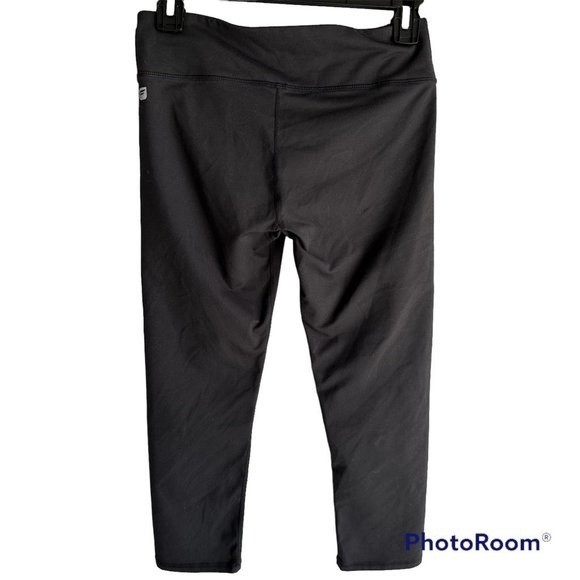 Fabletics Pants - FABLETICS Define PowerHold‎ Black Ladies Athletic Gym Yoga MId-Rise Capri, XS